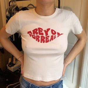 Urban outfitters crop T-shirt